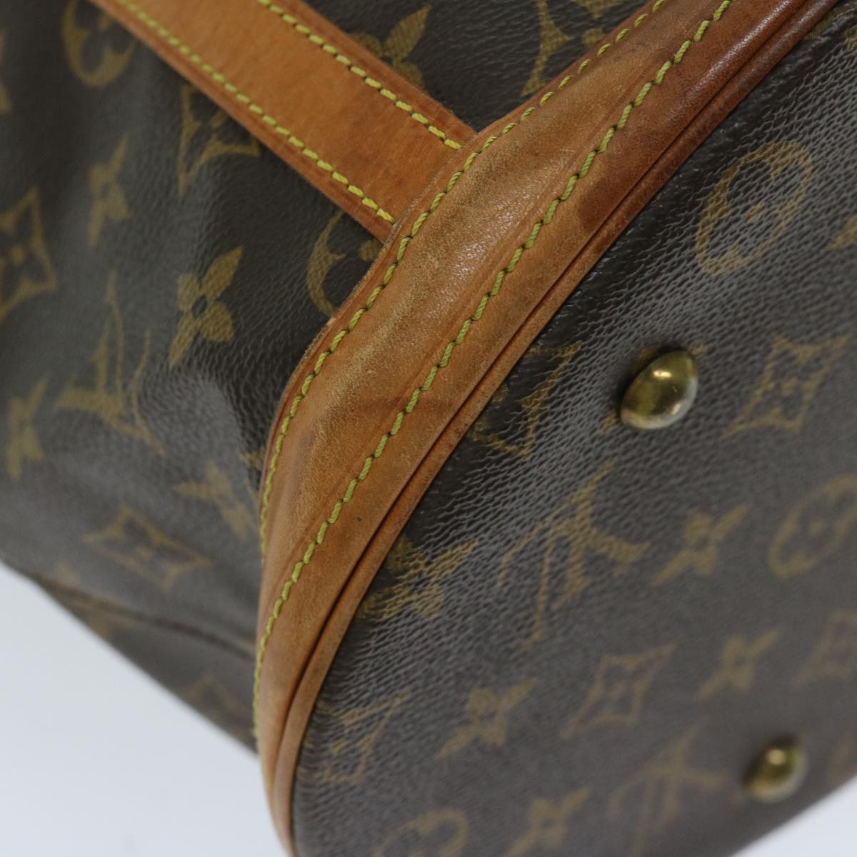 LOUIS VUITTON Monogram Bucket GM Shoulder Bag M42236 LV Auth ar11476B