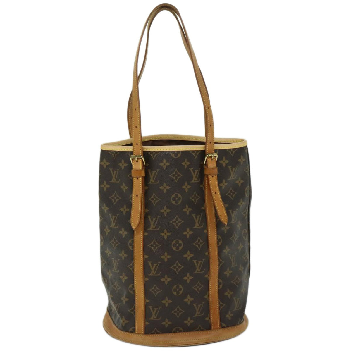 LOUIS VUITTON Monogram Bucket GM Shoulder Bag M42236 LV Auth ar11476B