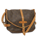LOUIS VUITTON Monogram Saumur 30 Shoulder Bag M42256 LV Auth ar11479B-1