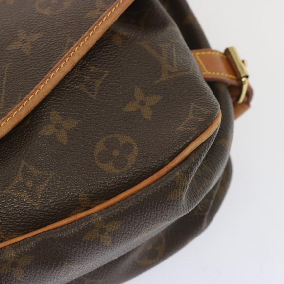 LOUIS VUITTON Monogram Saumur 30 Shoulder Bag M42256 LV Auth ar11479B
