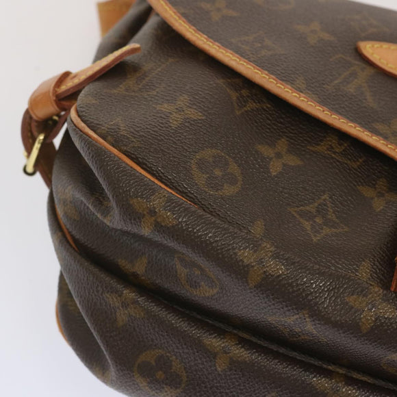 LOUIS VUITTON Monogram Saumur 30 Shoulder Bag M42256 LV Auth ar11479B