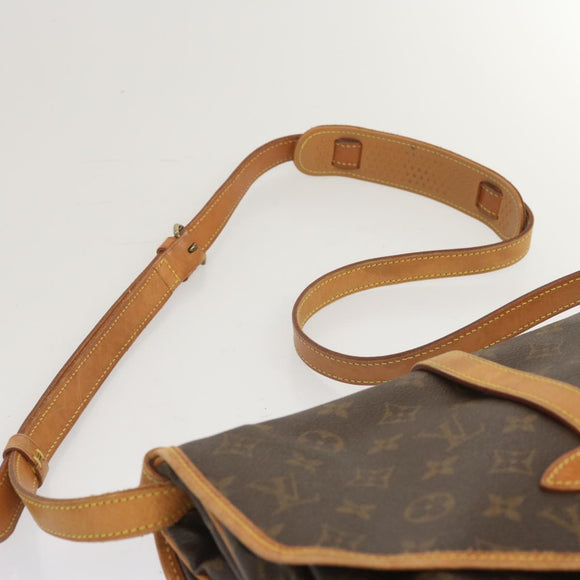 LOUIS VUITTON Monogram Saumur 30 Shoulder Bag M42256 LV Auth ar11479B