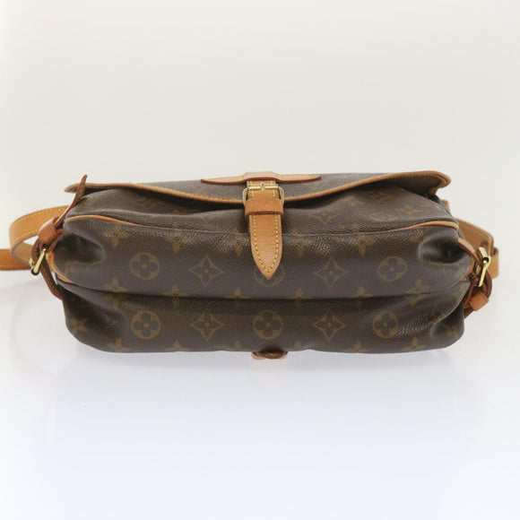 LOUIS VUITTON Monogram Saumur 30 Shoulder Bag M42256 LV Auth ar11479B