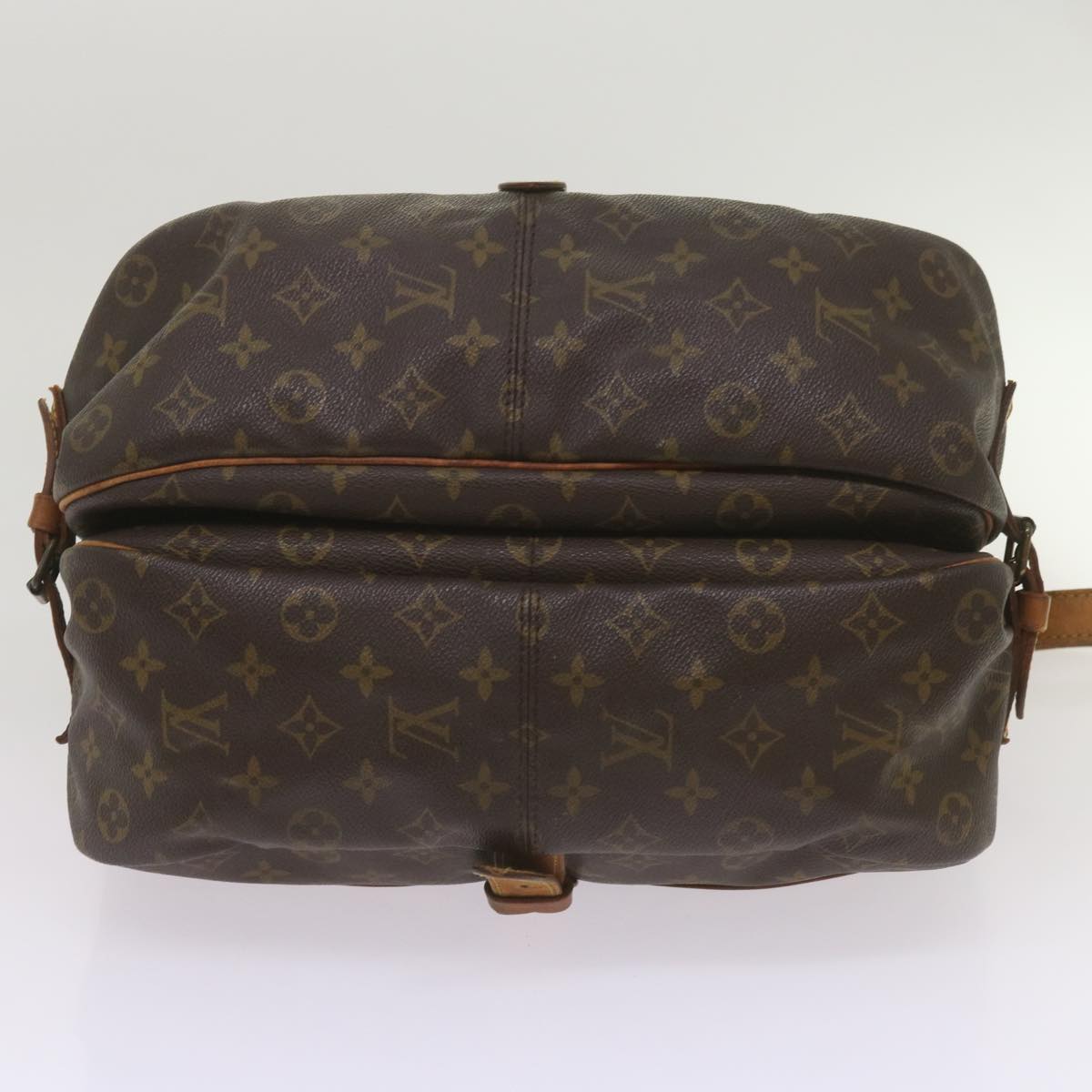 LOUIS VUITTON Monogram Saumur 35 Shoulder Bag M42254 LV Auth ar11481B