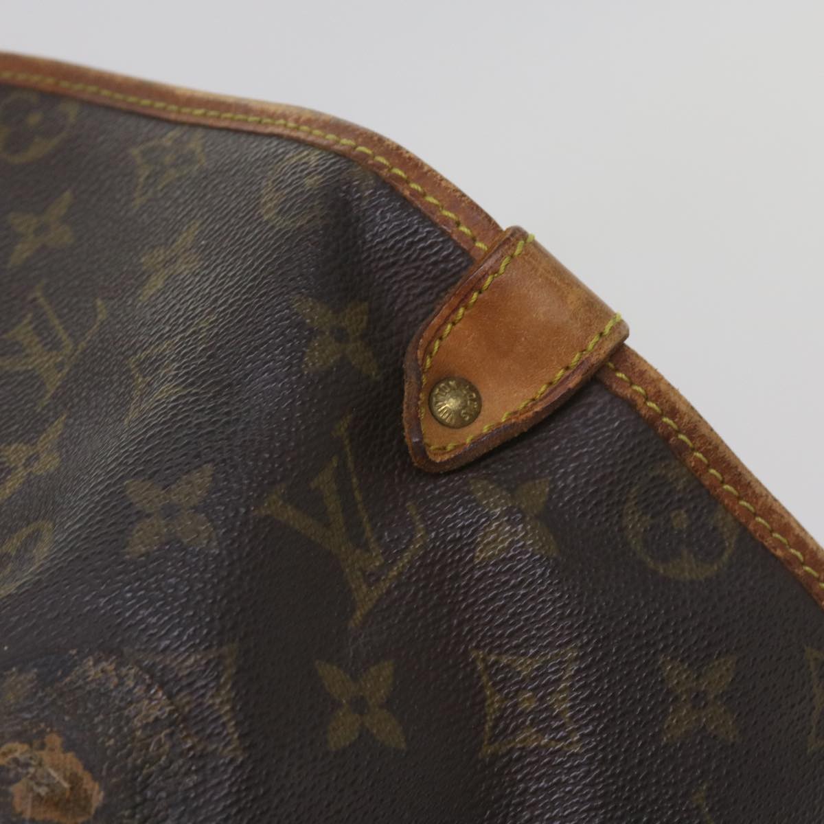 LOUIS VUITTON Monogram Saumur 35 Shoulder Bag M42254 LV Auth ar11481B