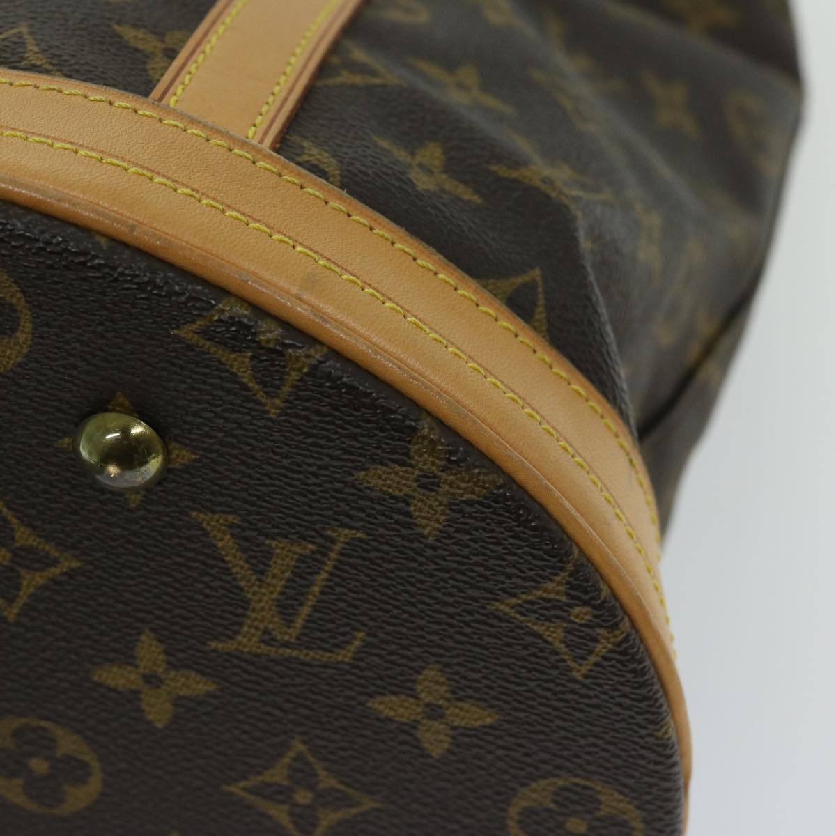 LOUIS VUITTON Monogram Bucket GM Shoulder Bag M42236 LV Auth ar11487