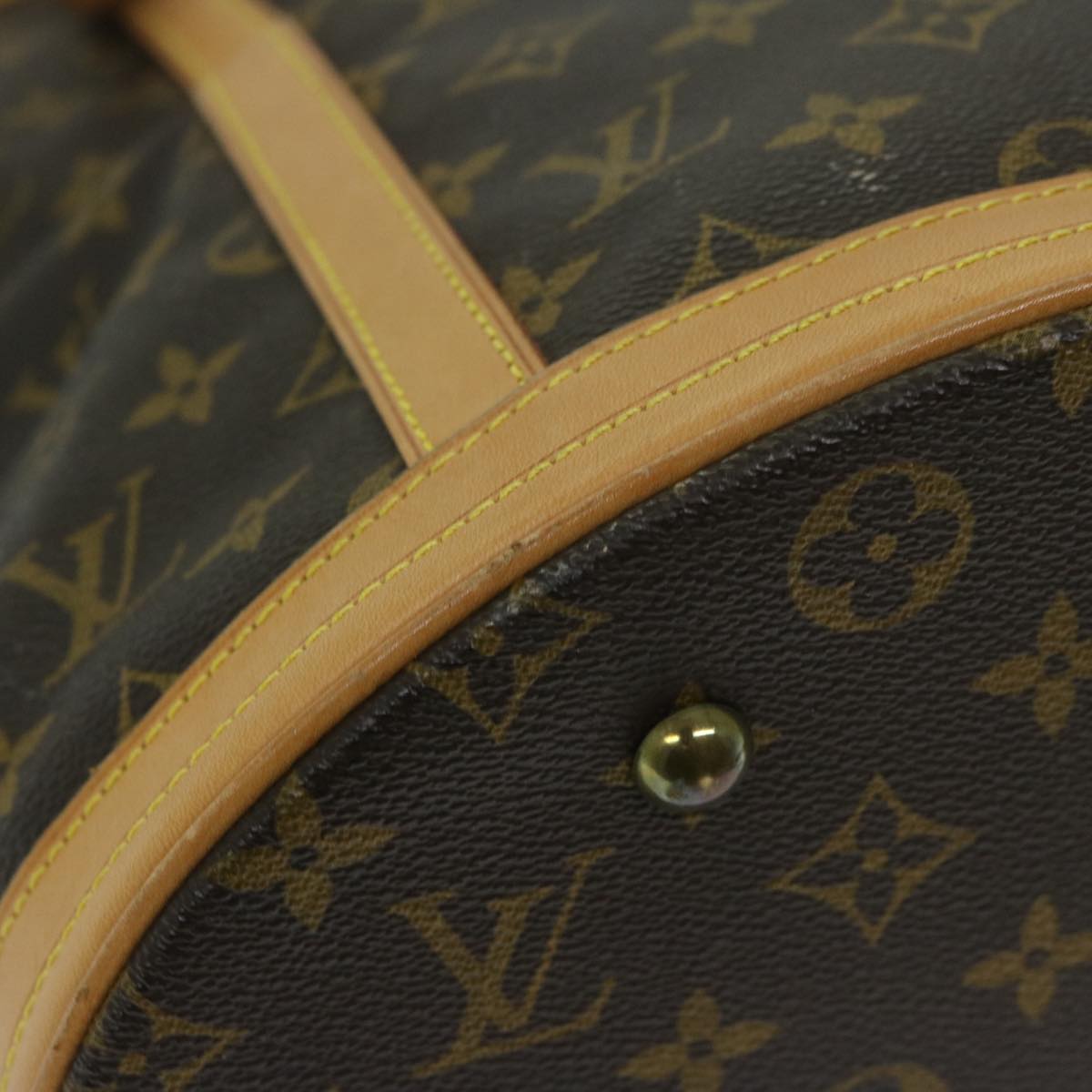 LOUIS VUITTON Monogram Bucket GM Shoulder Bag M42236 LV Auth ar11487