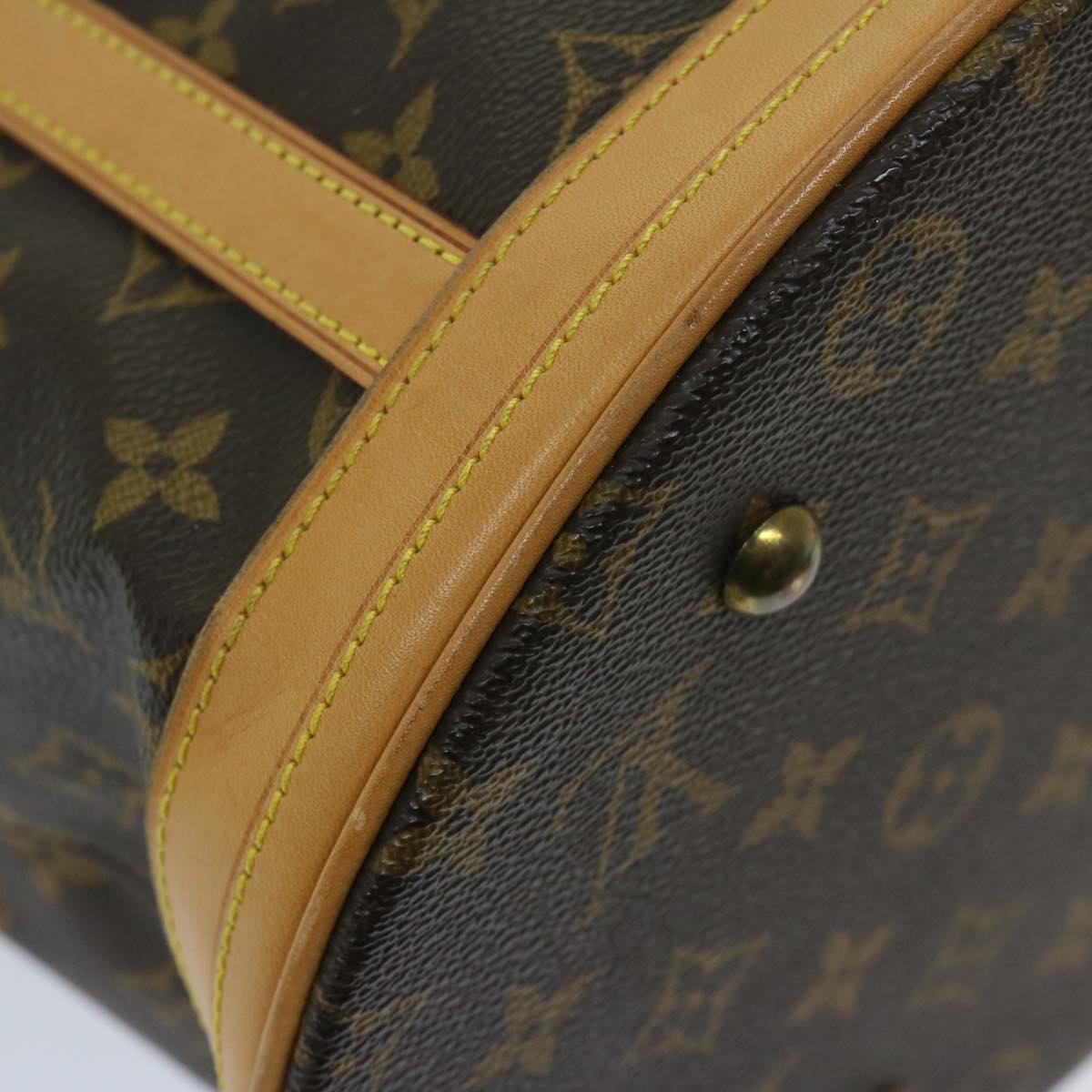 LOUIS VUITTON Monogram Bucket GM Shoulder Bag M42236 LV Auth ar11487