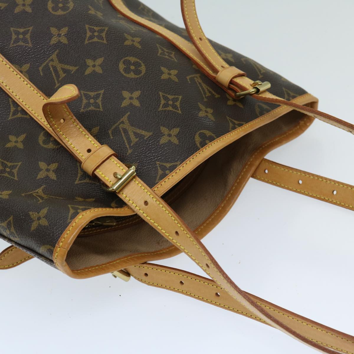 LOUIS VUITTON Monogram Bucket GM Shoulder Bag M42236 LV Auth ar11487