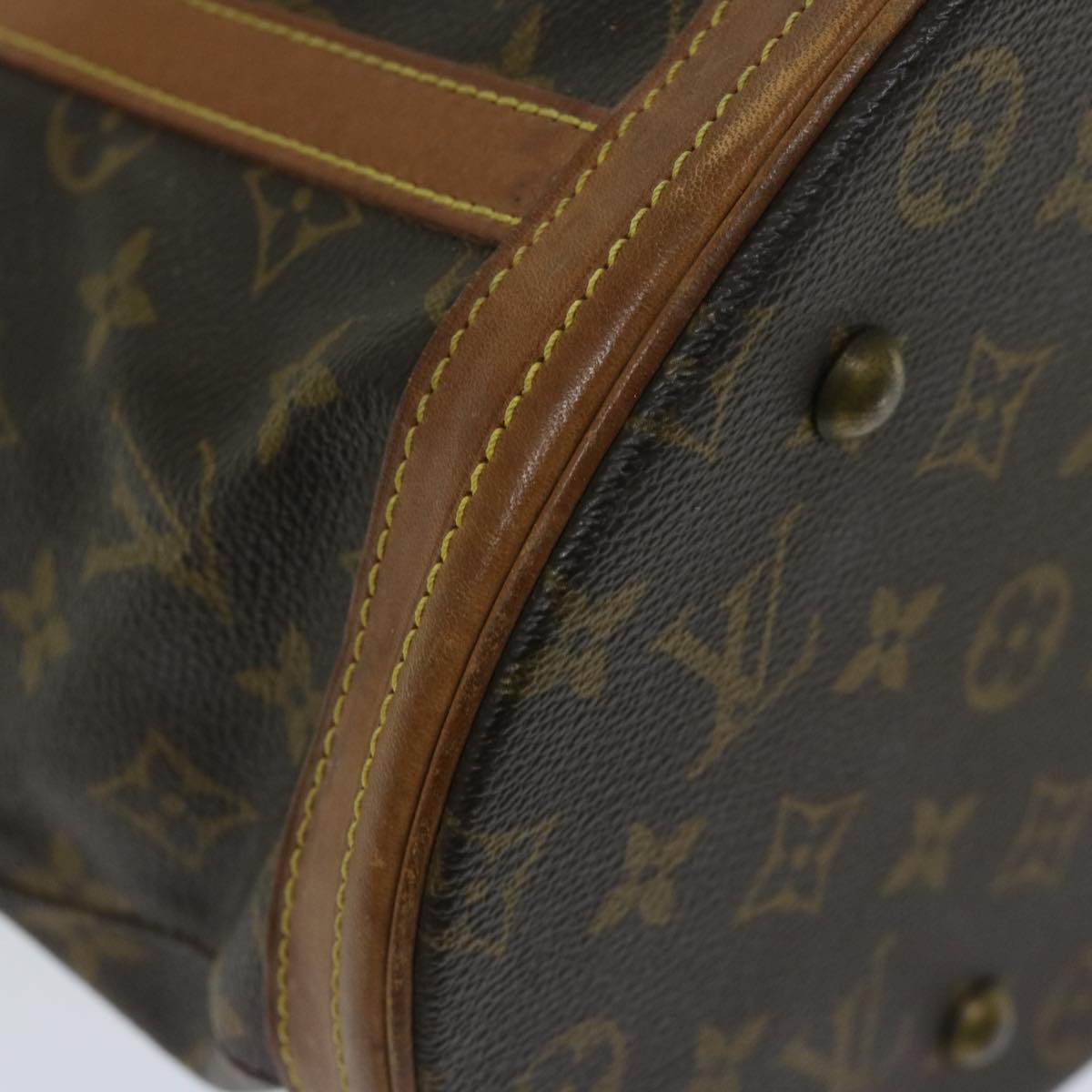 LOUIS VUITTON Monogram Bucket GM Shoulder Bag M42236 LV Auth ar11489