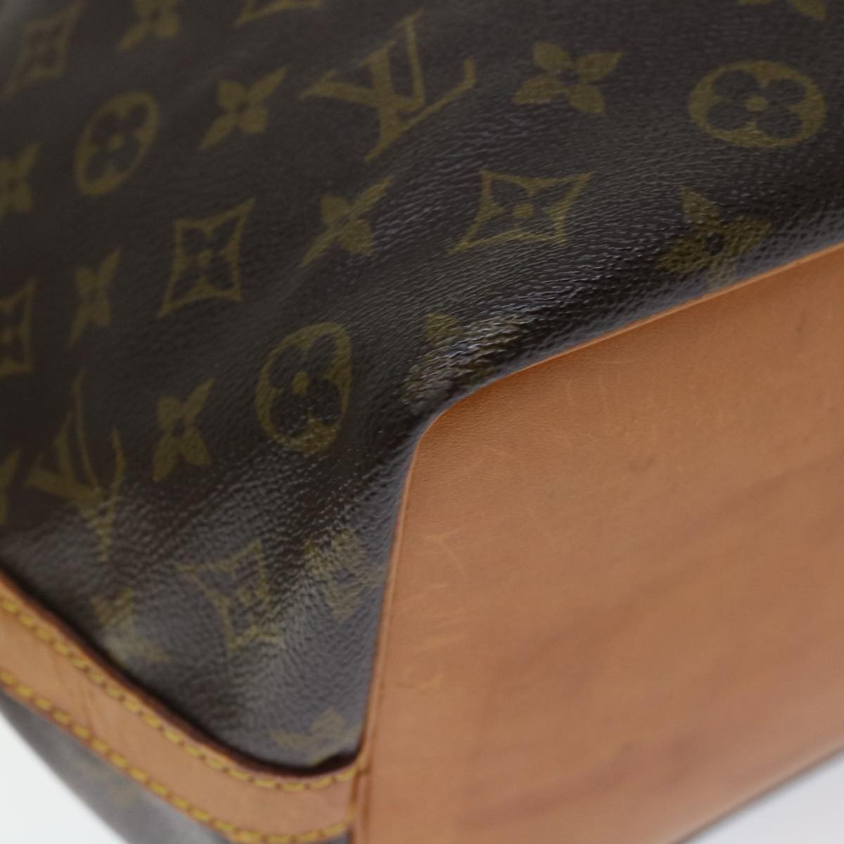 LOUIS VUITTON Monogram Petit Noe Shoulder Bag M42226 LV Auth ar11494