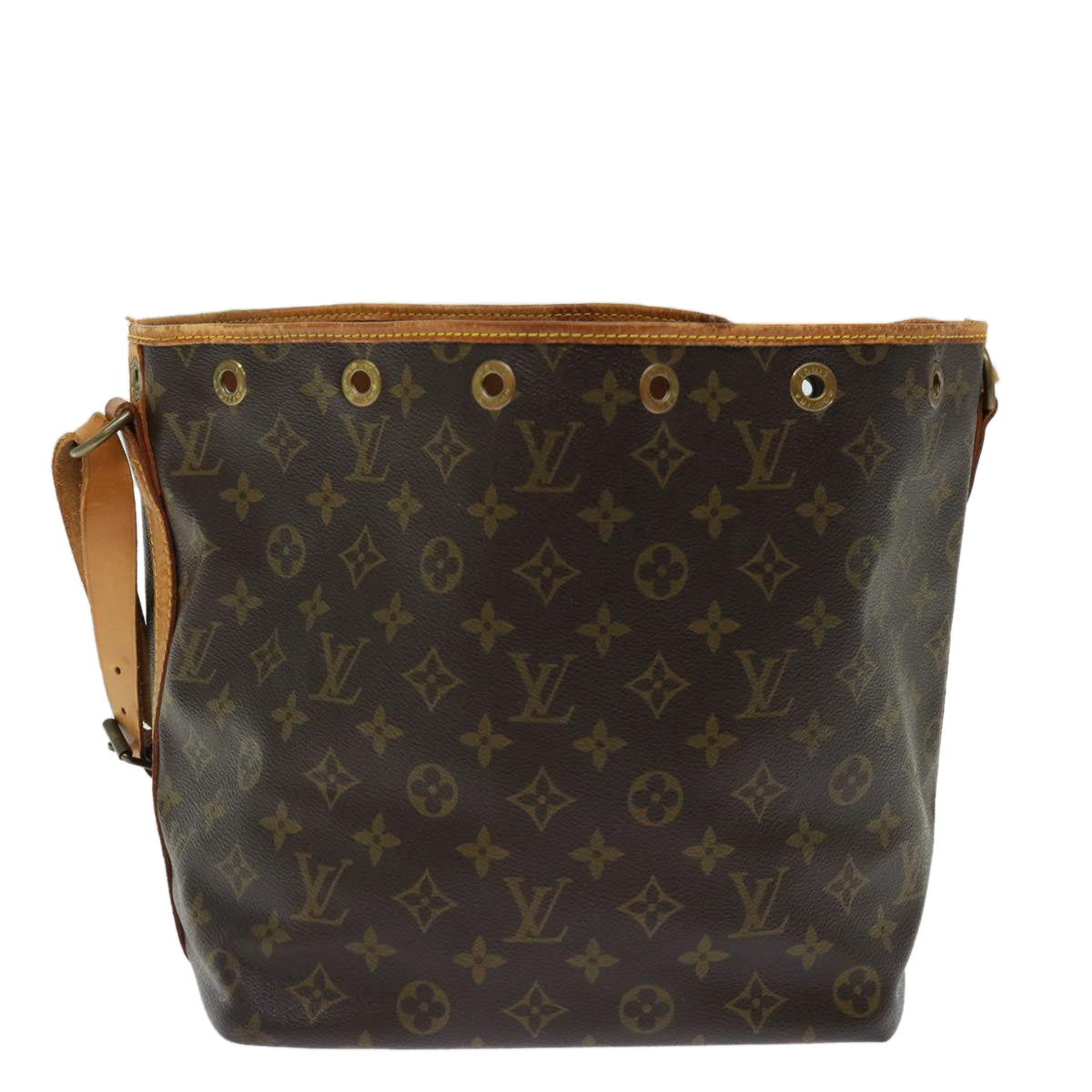 LOUIS VUITTON Monogram Petit Noe Shoulder Bag M42226 LV Auth ar11494