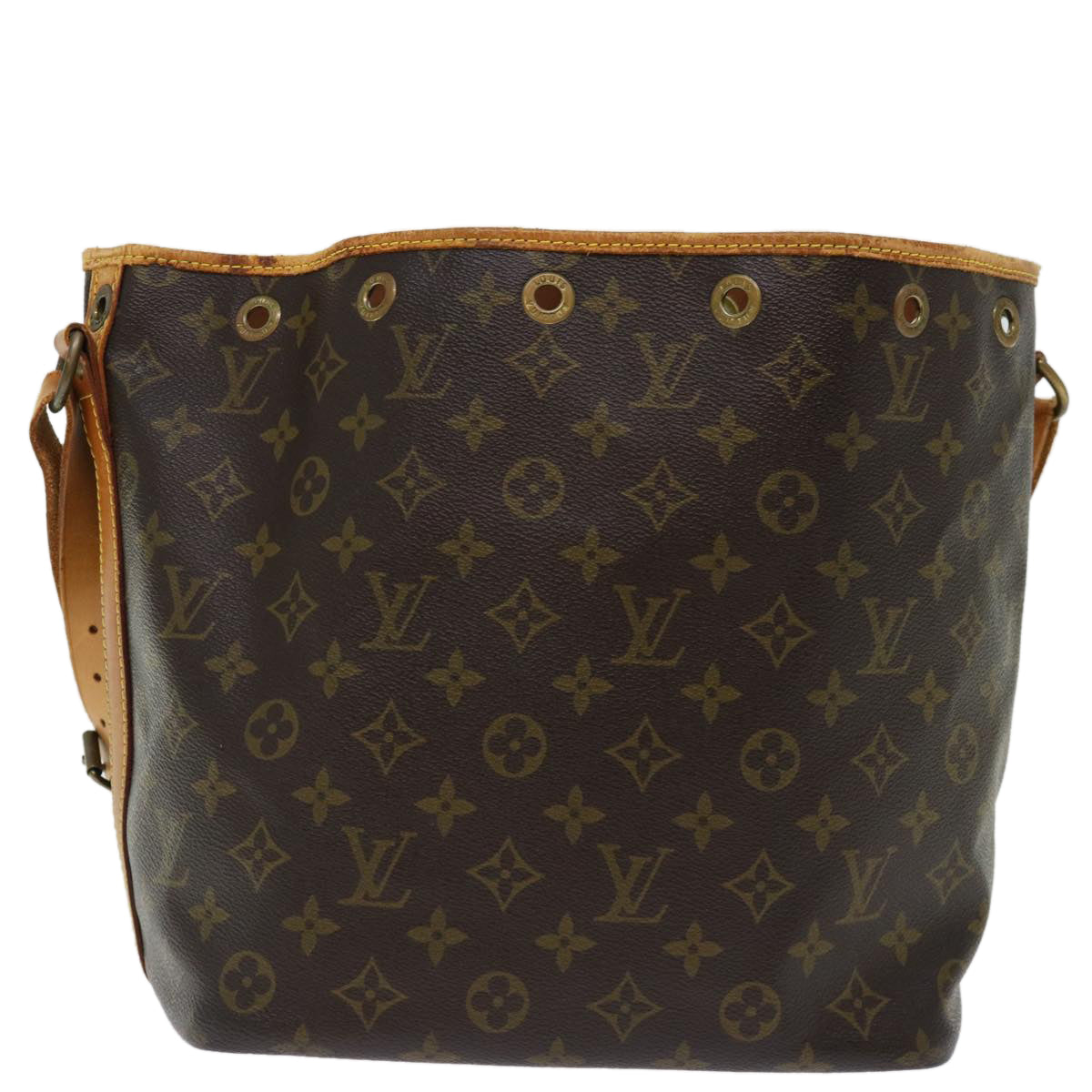 LOUIS VUITTON Monogram Petit Noe Shoulder Bag M42226 LV Auth ar11494