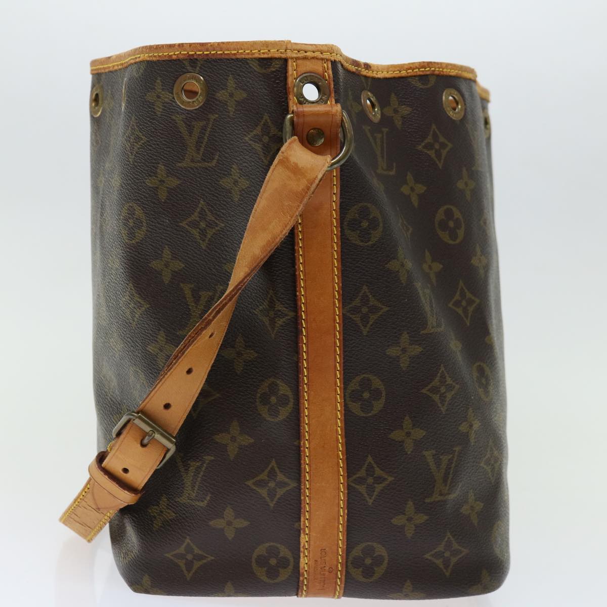 LOUIS VUITTON Monogram Petit Noe Shoulder Bag M42226 LV Auth ar11494