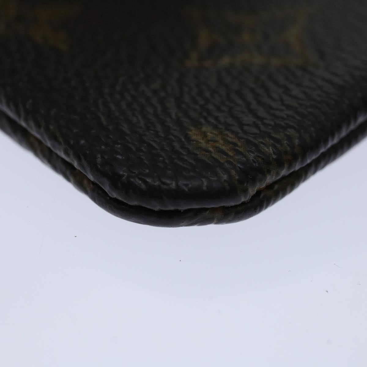 LOUIS VUITTON Monogram Pochette Cles Coin Purse M62650 LV Auth ar11496