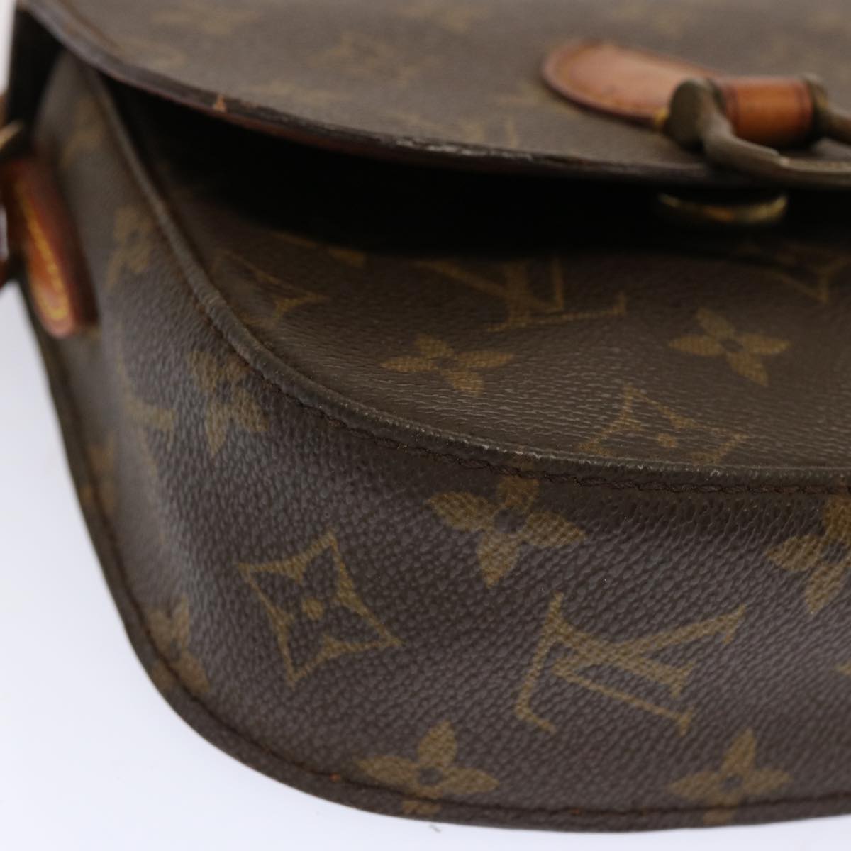 LOUIS VUITTON Monogram Saint Cloud PM Shoulder Bag M51244 LV Auth ar11509