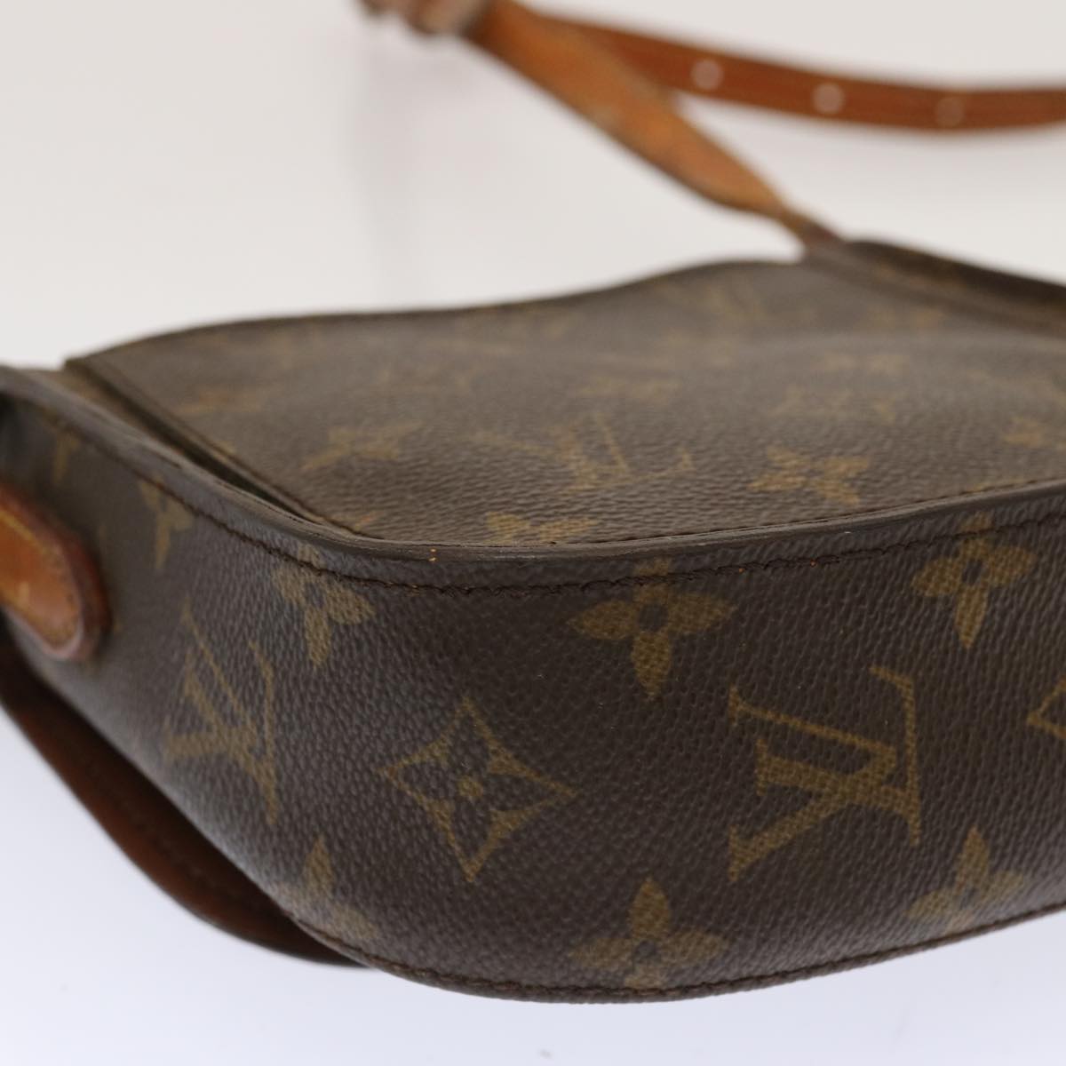 LOUIS VUITTON Monogram Saint Cloud PM Shoulder Bag M51244 LV Auth ar11509