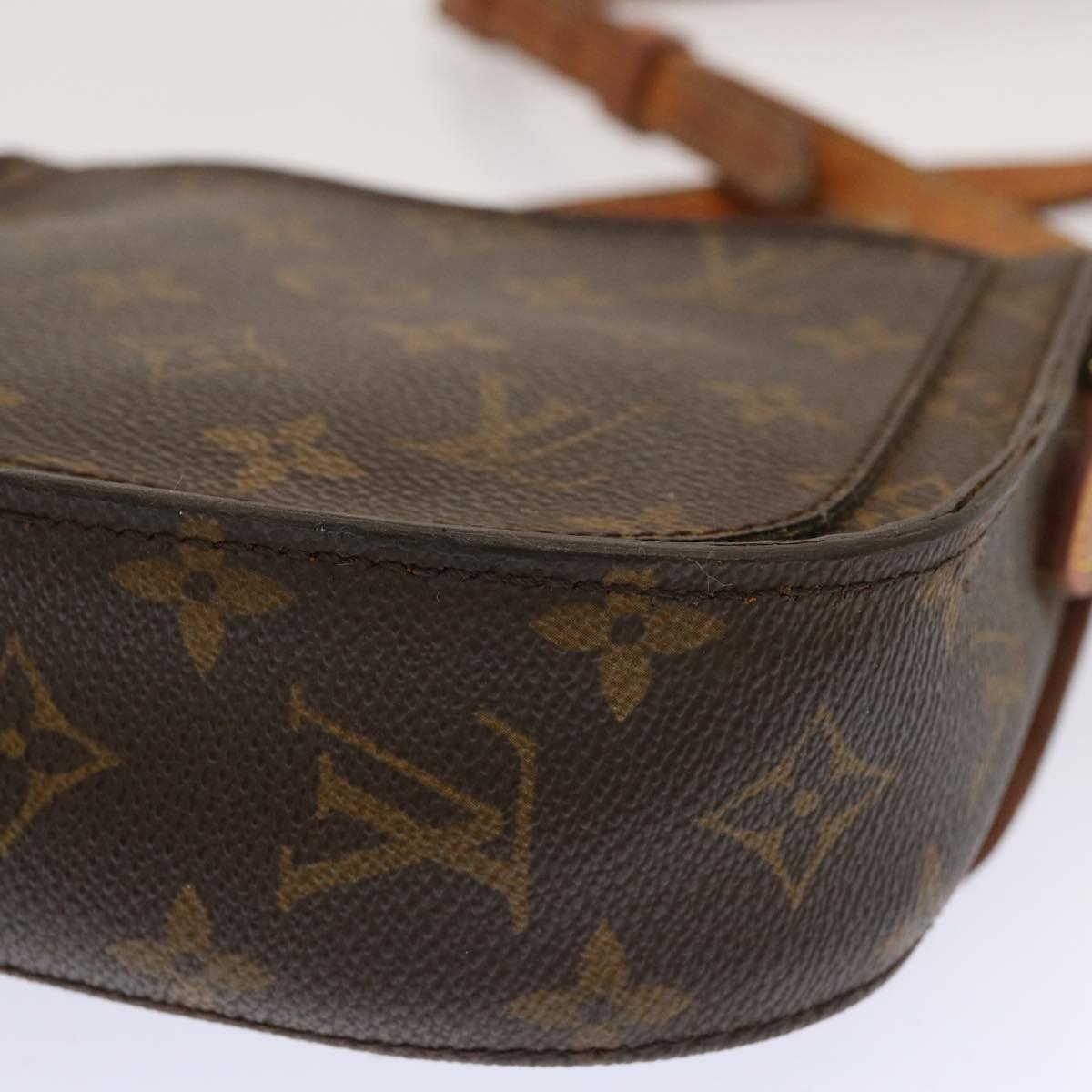 LOUIS VUITTON Monogram Saint Cloud PM Shoulder Bag M51244 LV Auth ar11509