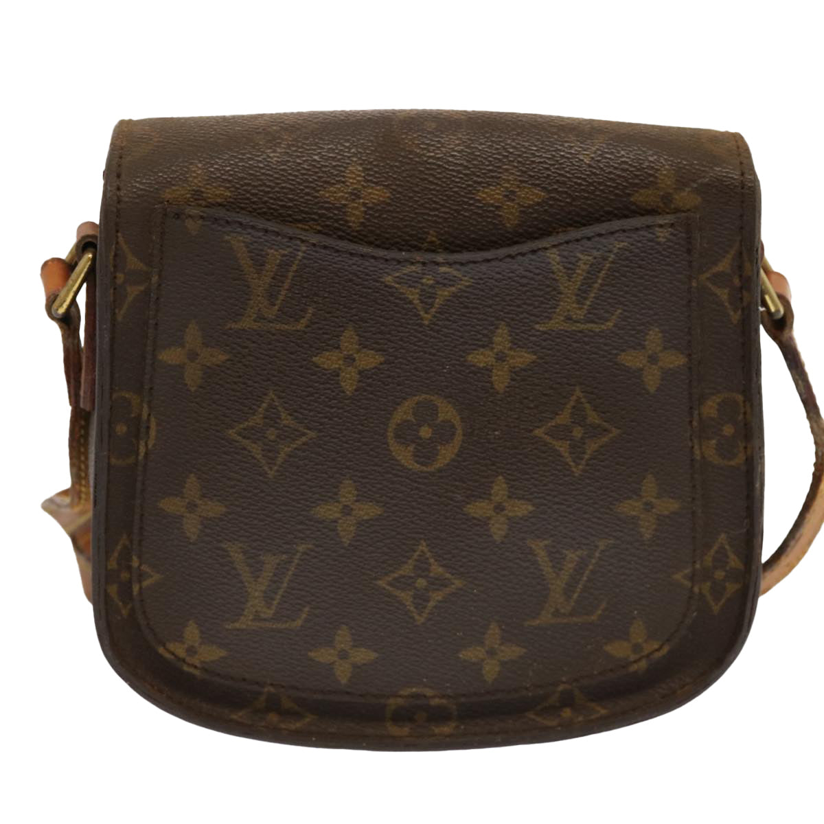 LOUIS VUITTON Monogram Saint Cloud PM Shoulder Bag M51244 LV Auth ar11509