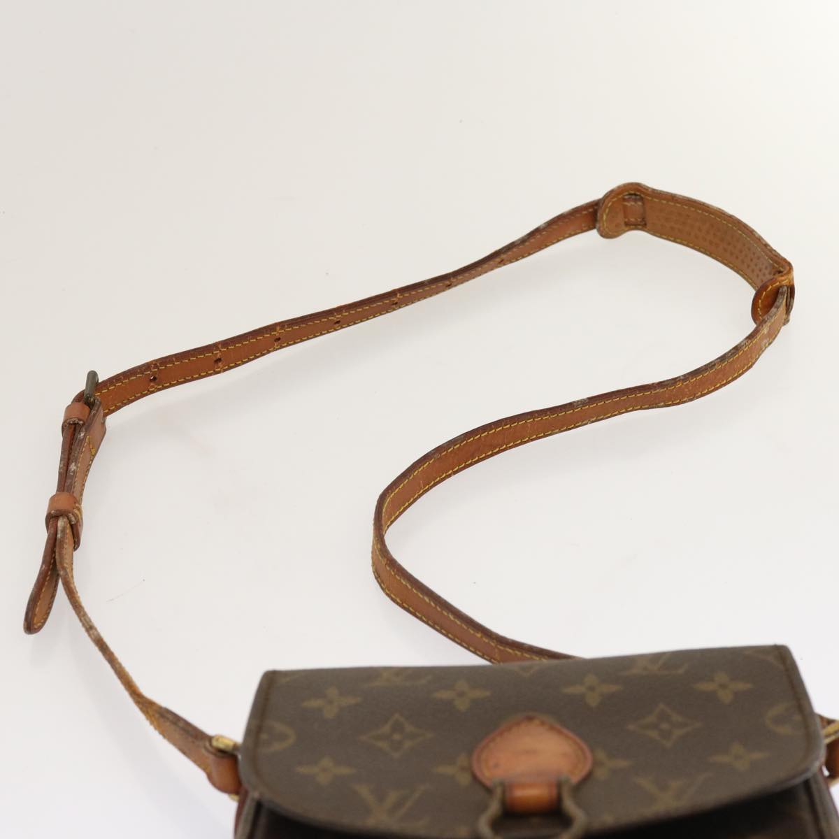 LOUIS VUITTON Monogram Saint Cloud PM Shoulder Bag M51244 LV Auth ar11509