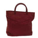 PRADA Hand Bag Nylon Red Auth ar11518-13
