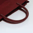 PRADA Hand Bag Nylon Red Auth ar11518-7