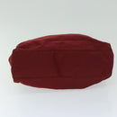 PRADA Hand Bag Nylon Red Auth ar11518-5