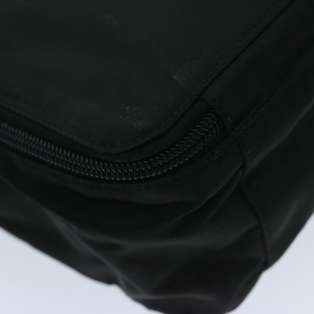 PRADA Hand Bag Nylon Black Auth ar11529