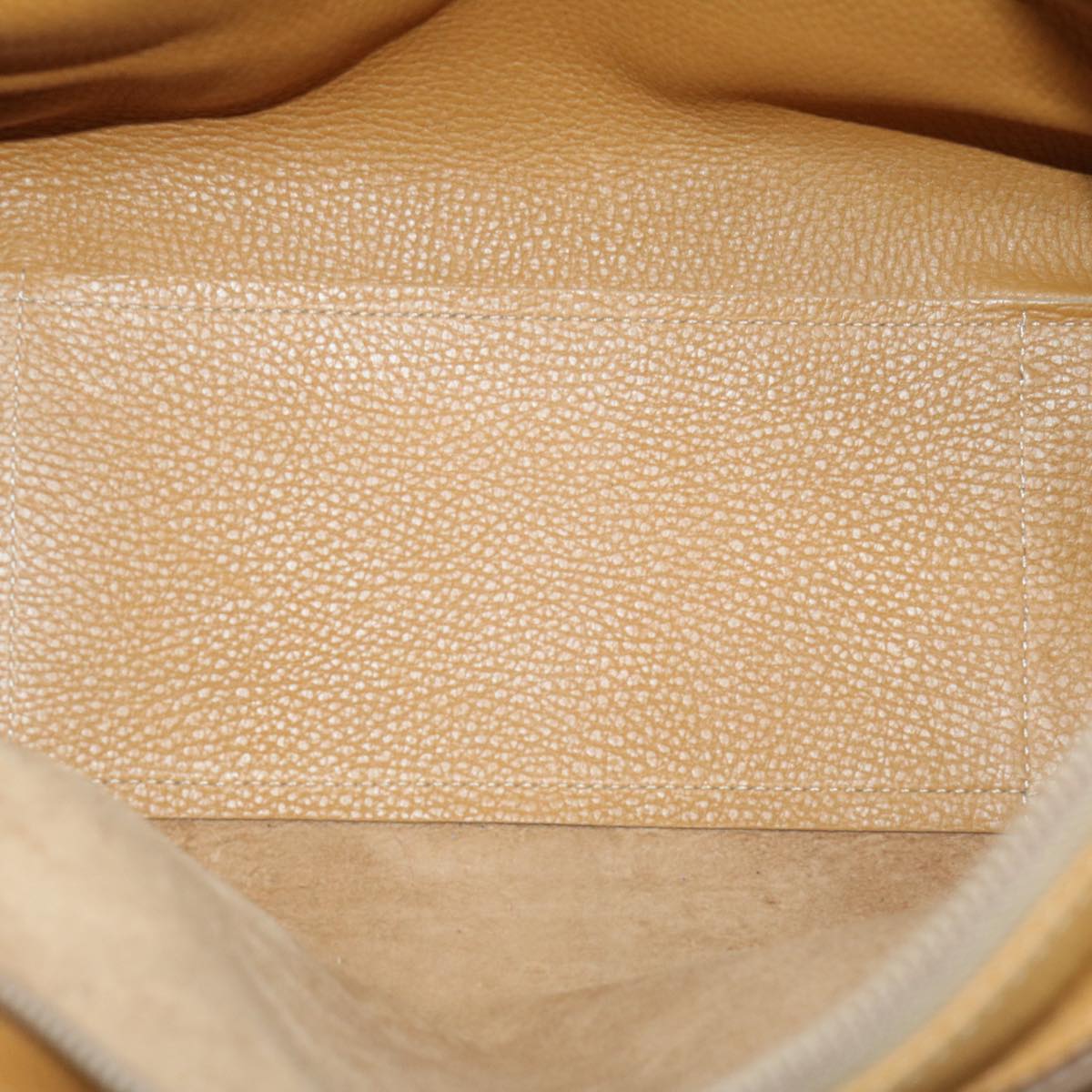 LOEWE Anagram Hand Bag Leather Brown Auth ar11536