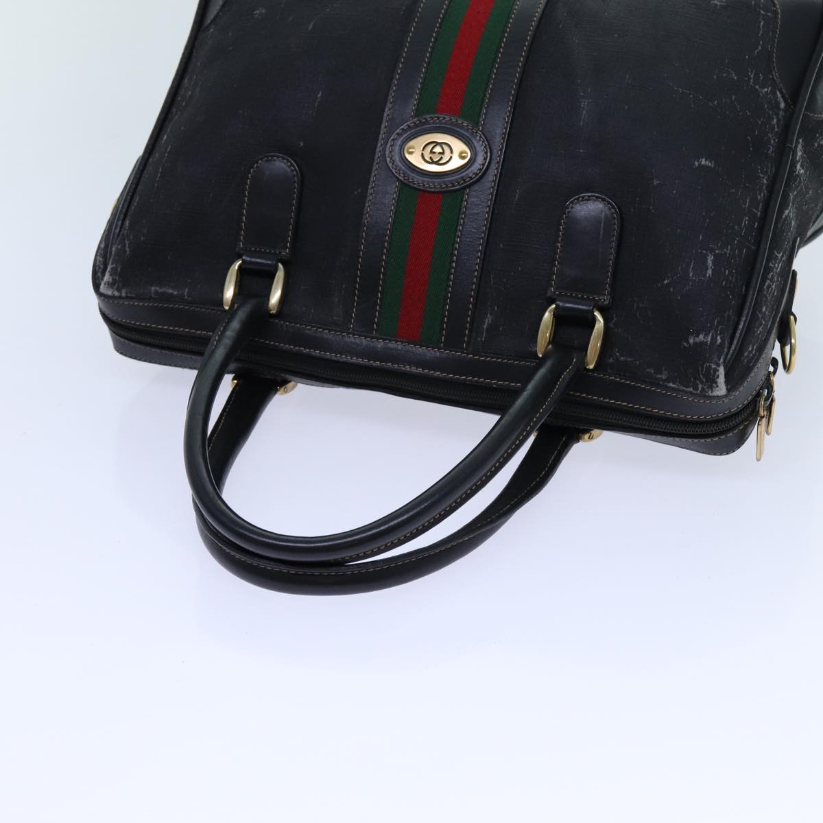 GUCCI GG Canvas Web Sherry Line Shoulder Bag 2Set Beige Red Green Auth ar11555