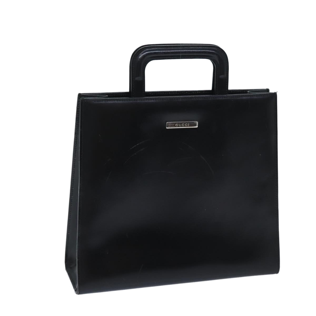 GUCCI Hand Bag Leather Black 002 2058 0454 5 Auth ar11579B
