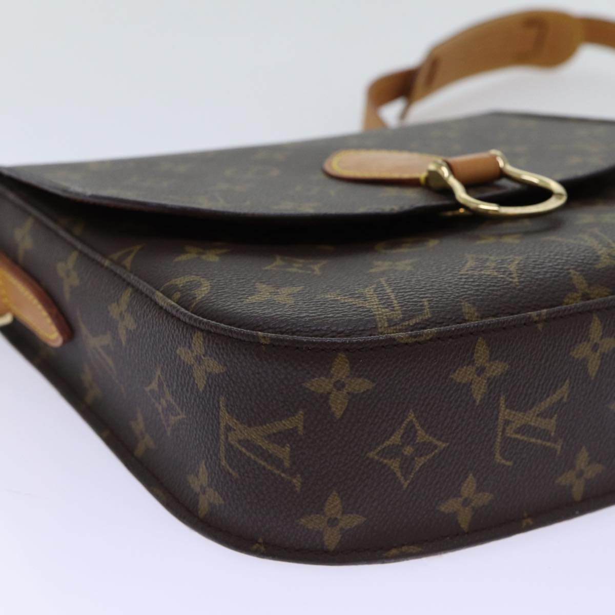 LOUIS VUITTON Monogram Saint Cloud GM Shoulder Bag M51242 LV Auth ar11591B