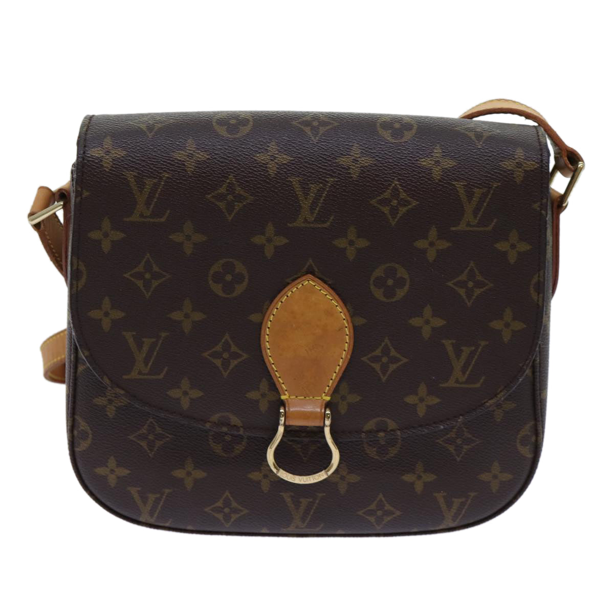 LOUIS VUITTON Monogram Saint Cloud GM Shoulder Bag M51242 LV Auth ar11591B