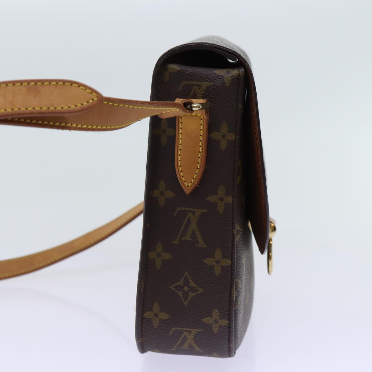 LOUIS VUITTON Monogram Saint Cloud GM Shoulder Bag M51242 LV Auth ar11591B