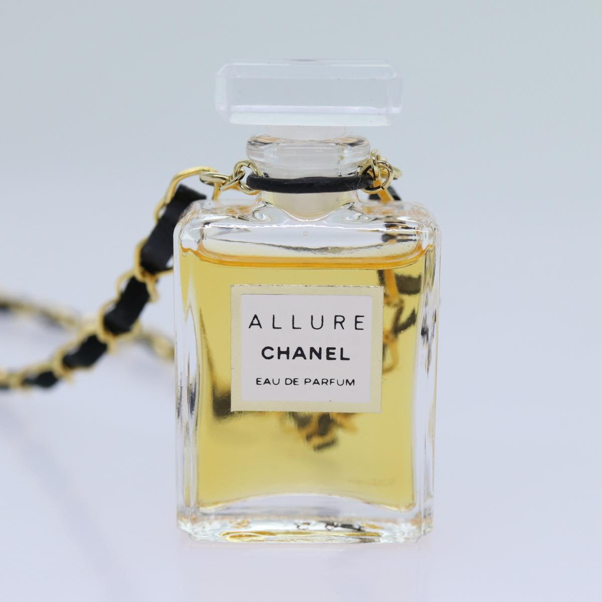 CHANEL Perfume Necklace Gold CC Auth ar11599B - 0
