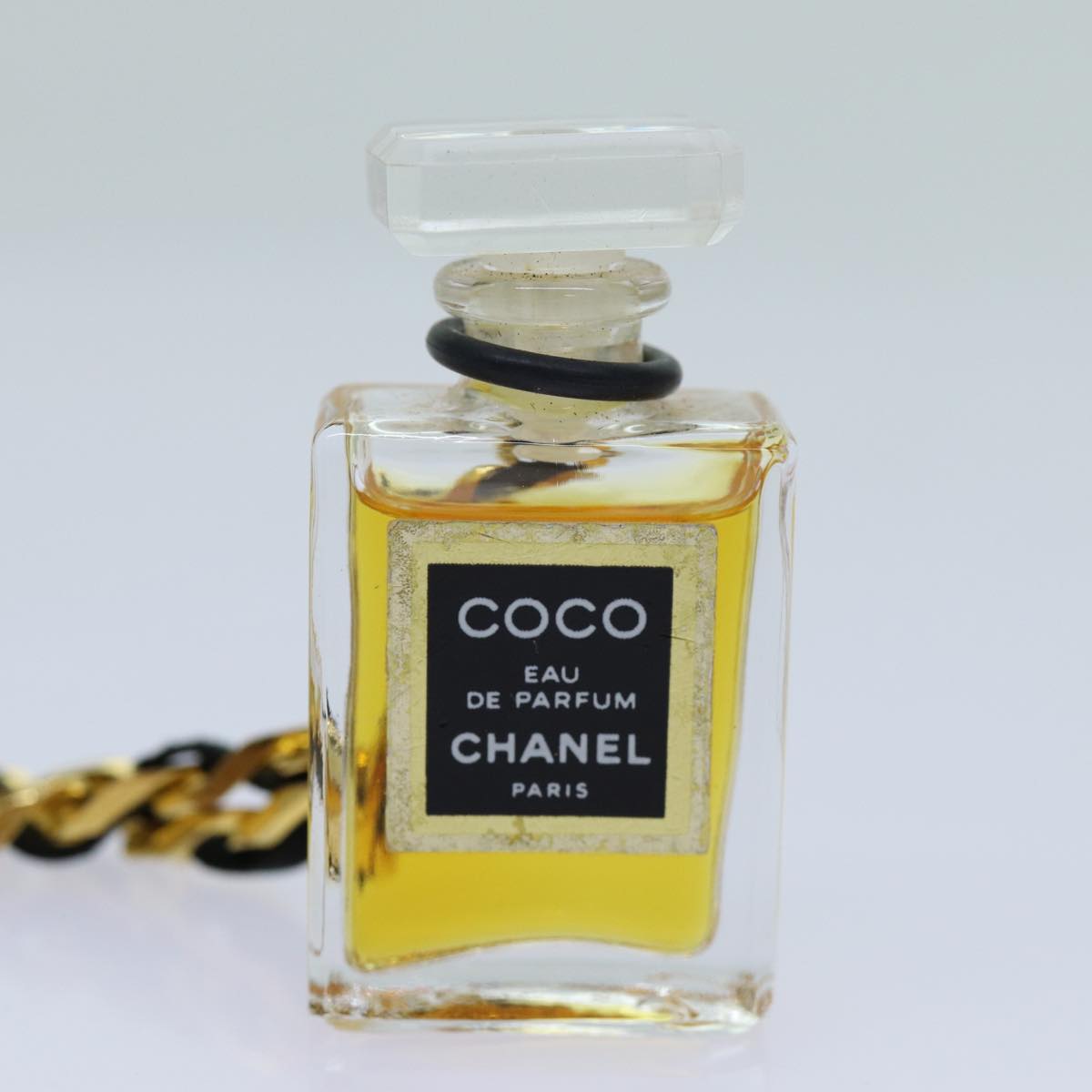 CHANEL Perfume Necklace Gold CC Auth ar11606B - 0
