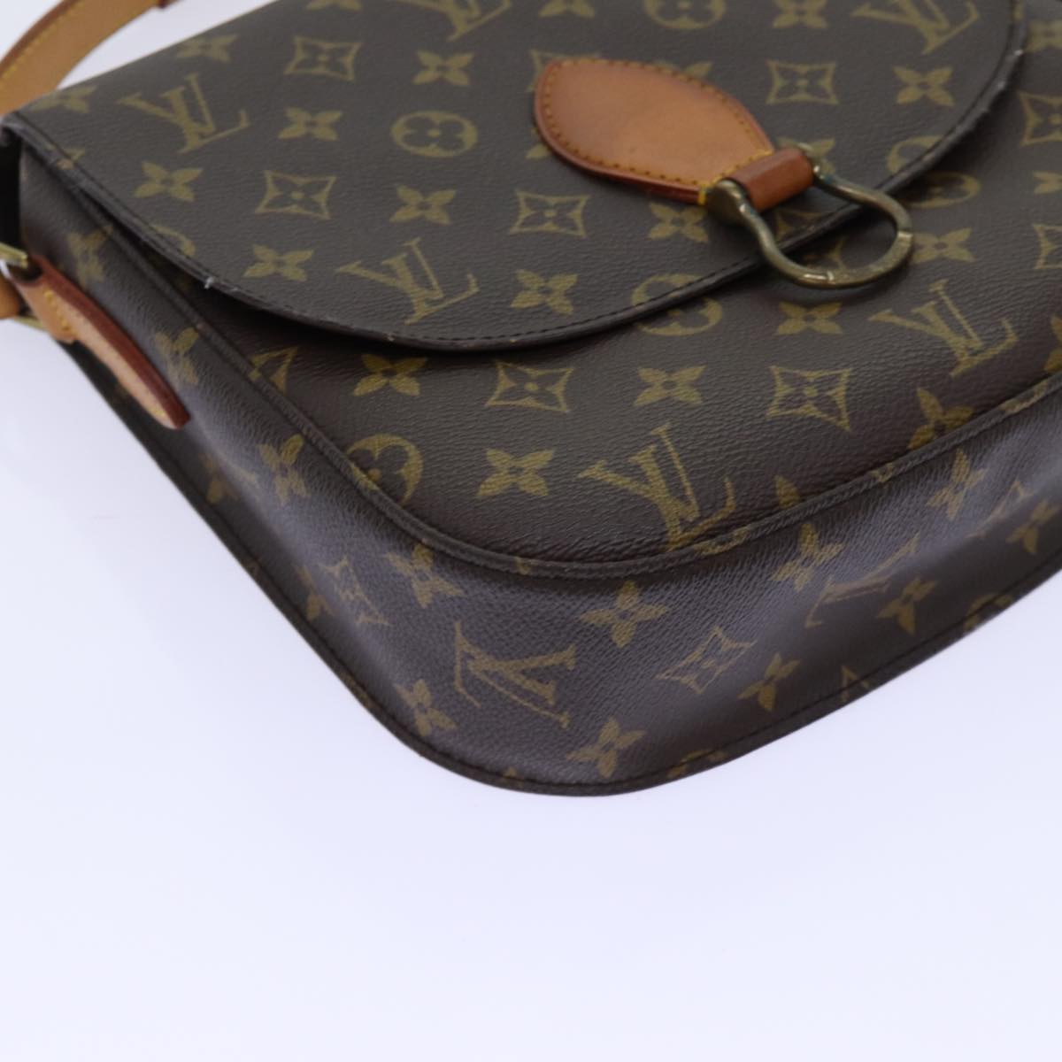 LOUIS VUITTON Monogram Saint Cloud GM Shoulder Bag M51242 LV Auth ar11615B