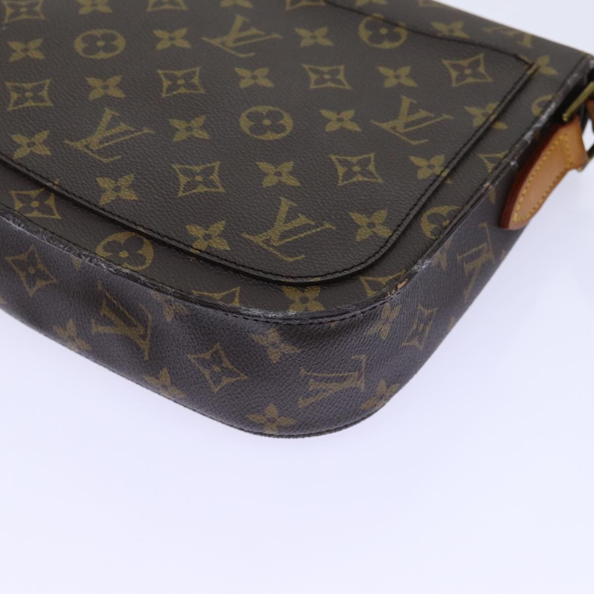 LOUIS VUITTON Monogram Saint Cloud GM Shoulder Bag M51242 LV Auth ar11615B