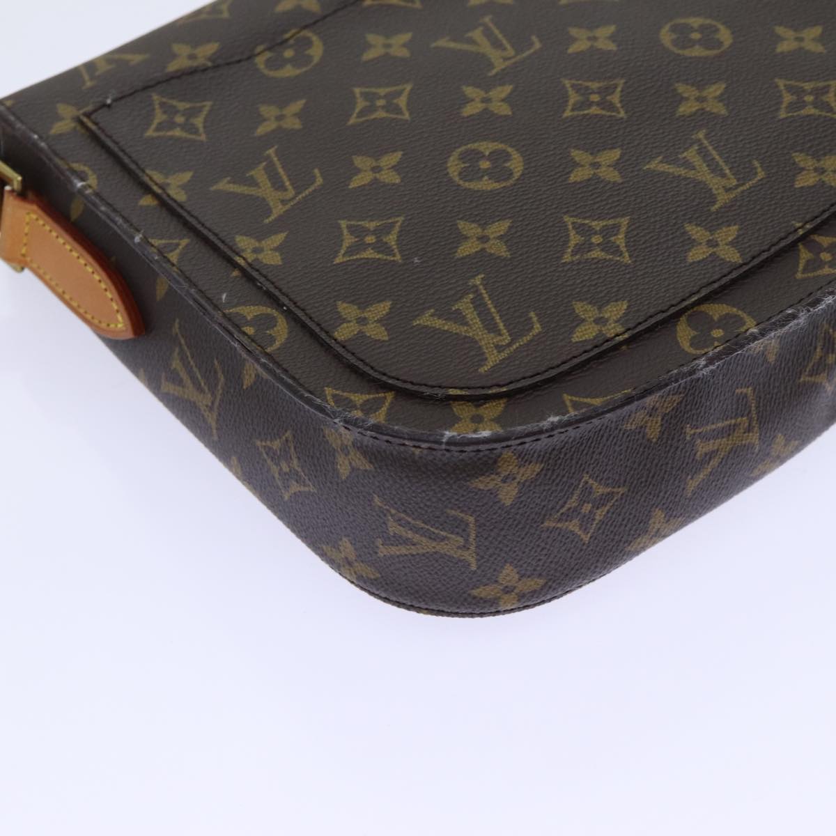 LOUIS VUITTON Monogram Saint Cloud GM Shoulder Bag M51242 LV Auth ar11615B