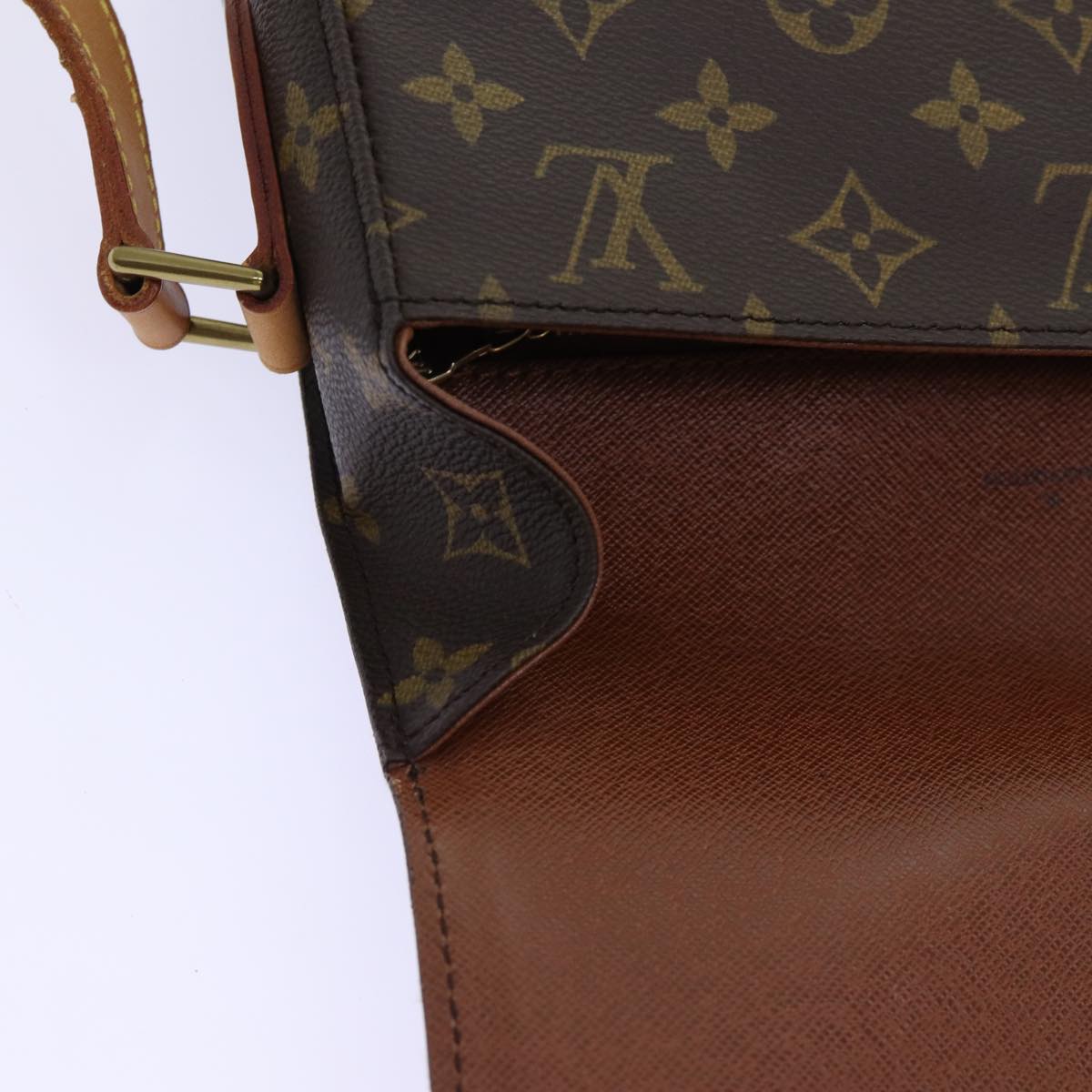 LOUIS VUITTON Monogram Saint Cloud GM Shoulder Bag M51242 LV Auth ar11615B