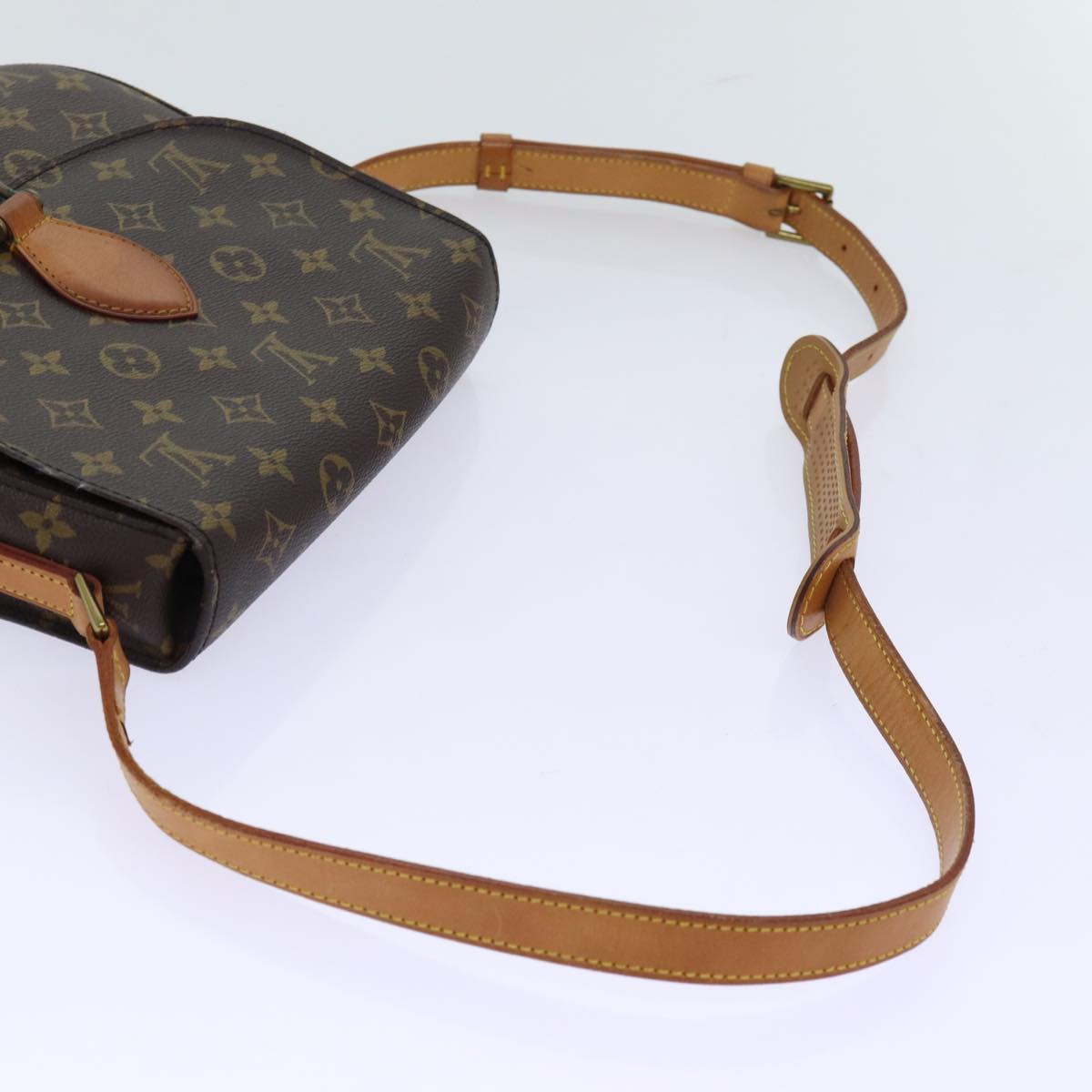 LOUIS VUITTON Monogram Saint Cloud GM Shoulder Bag M51242 LV Auth ar11615B