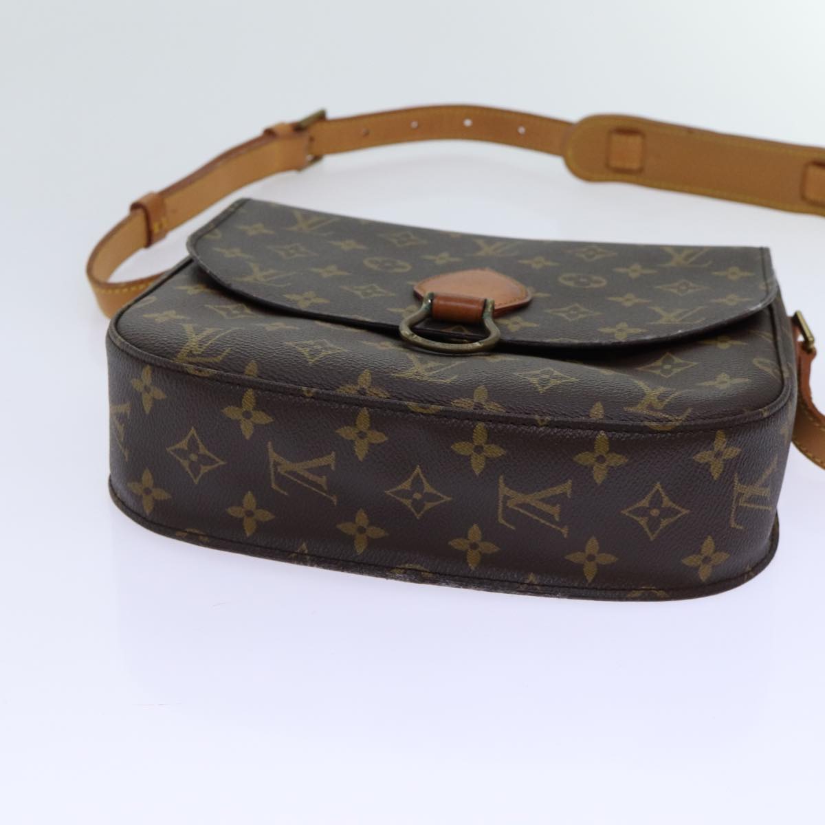 LOUIS VUITTON Monogram Saint Cloud GM Shoulder Bag M51242 LV Auth ar11615B