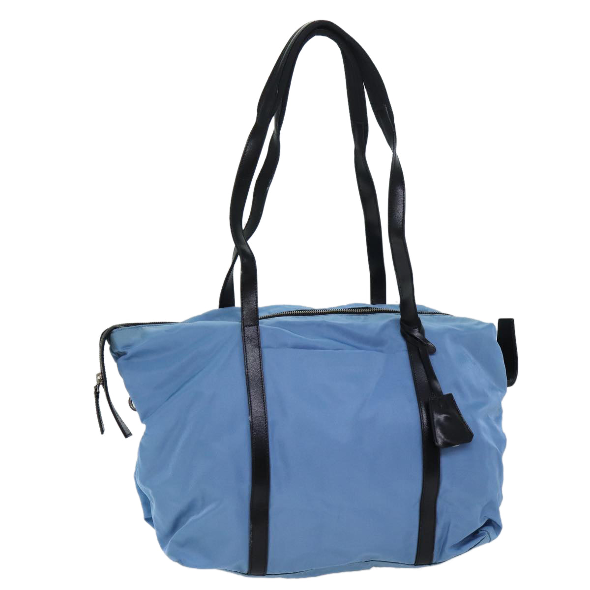 PRADA Shoulder Bag Nylon Blue Auth ar11626B