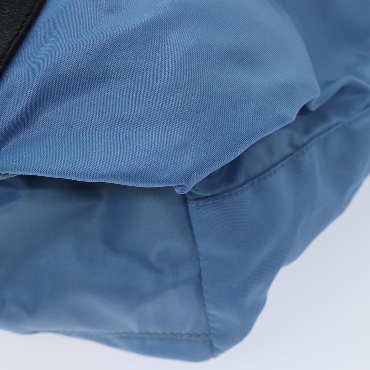 PRADA Shoulder Bag Nylon Blue Auth ar11626B