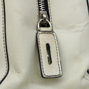 PRADA Hand Bag Leather White Auth ar11644B-17