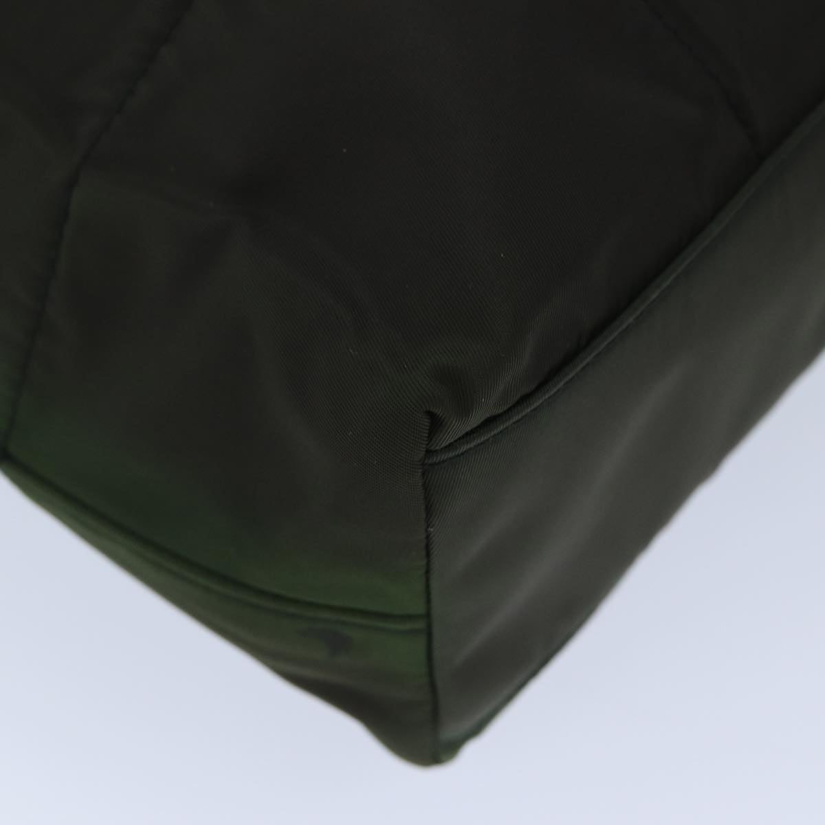 PRADA Shoulder Bag Nylon Khaki Auth ar11647B