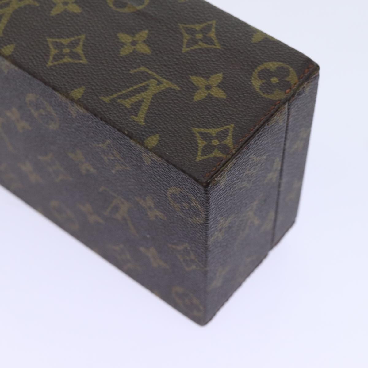 LOUIS VUITTON Monogram Boite A Tour Jewelry Box M47236 LV Auth ar11657B