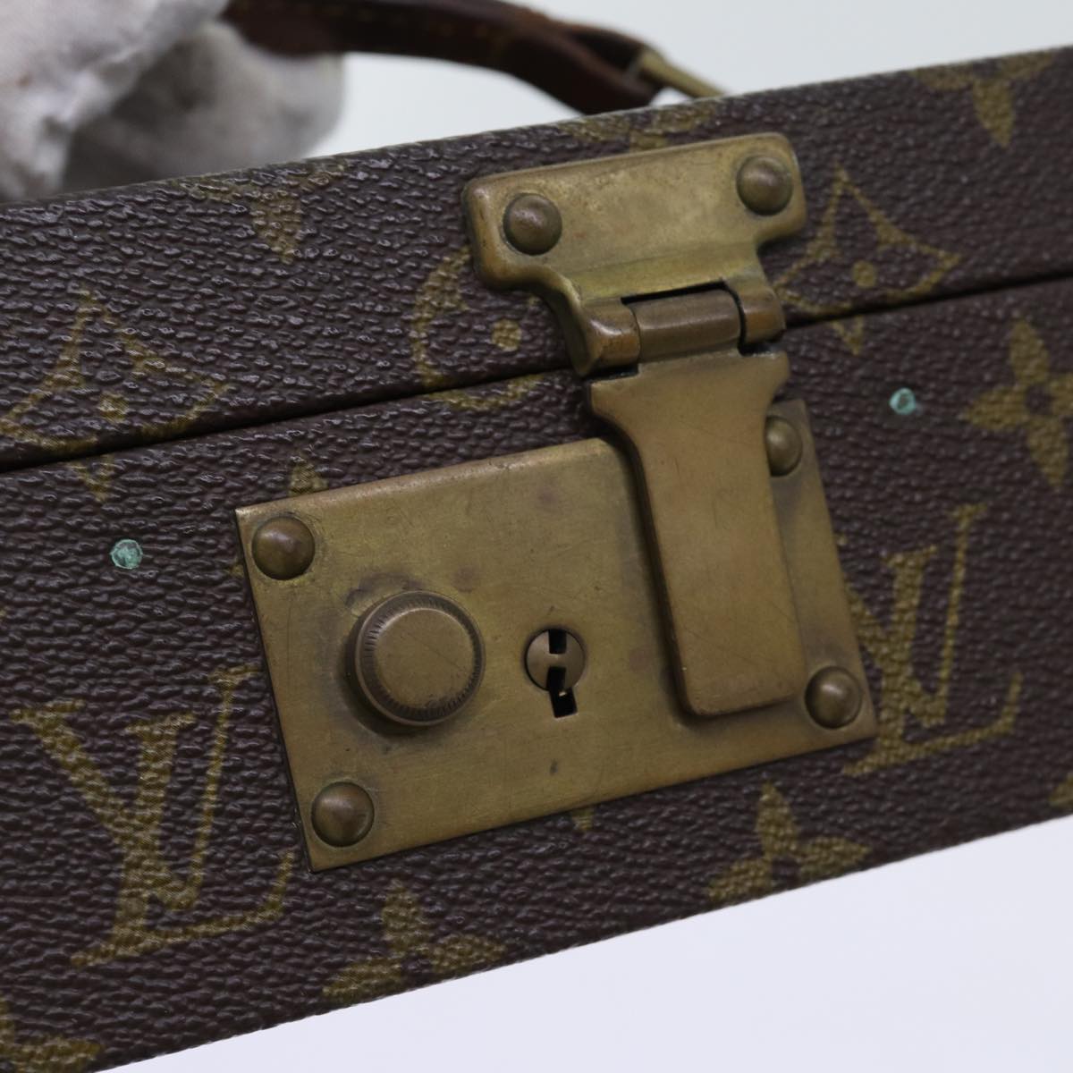 LOUIS VUITTON Monogram Boite A Tour Jewelry Box M47236 LV Auth ar11657B