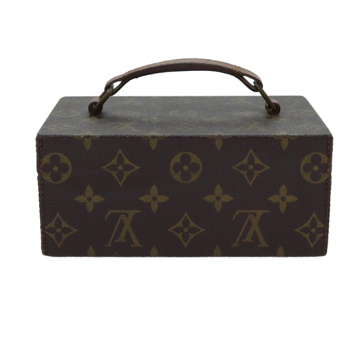 LOUIS VUITTON Monogram Boite A Tour Jewelry Box M47236 LV Auth ar11657B