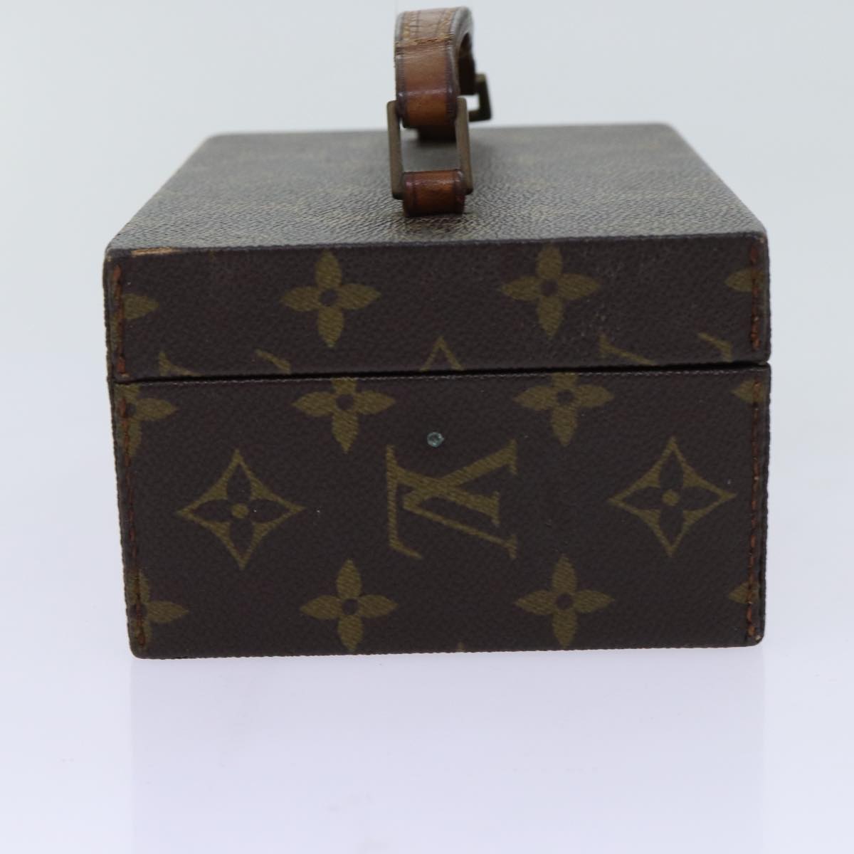 LOUIS VUITTON Monogram Boite A Tour Jewelry Box M47236 LV Auth ar11657B